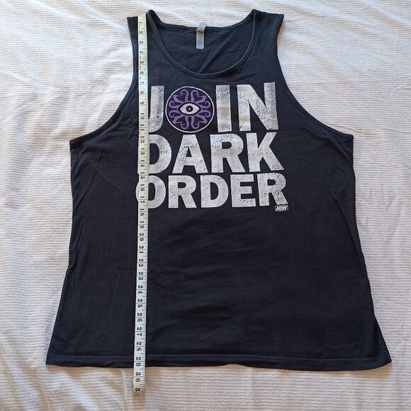 All Elite Wrestling AEW Brodie Lee "Join the Dark Order" Tank Top Adult XL - Picture 7 of 7